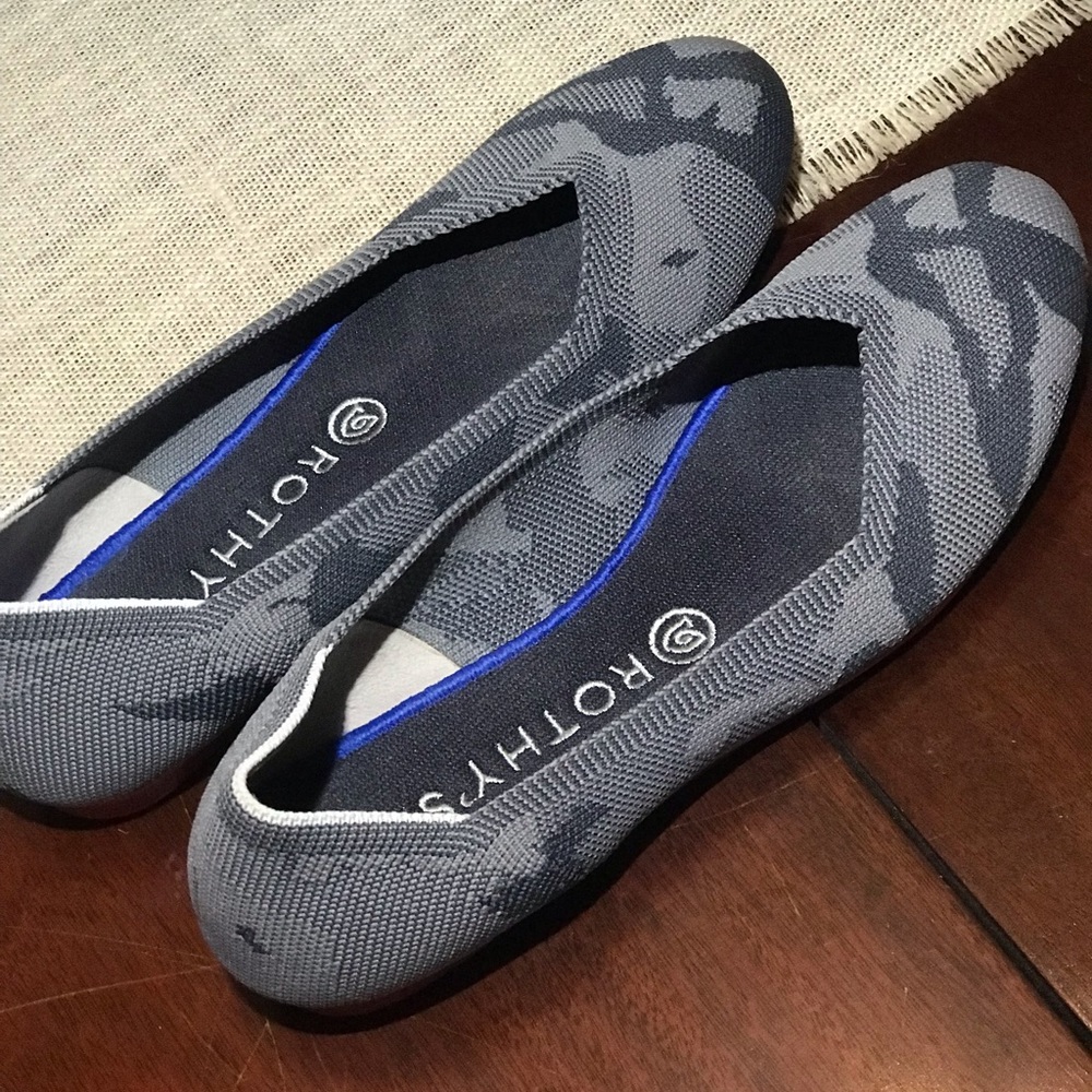 Rothys retired mink camo flats